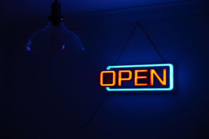 neon sign party